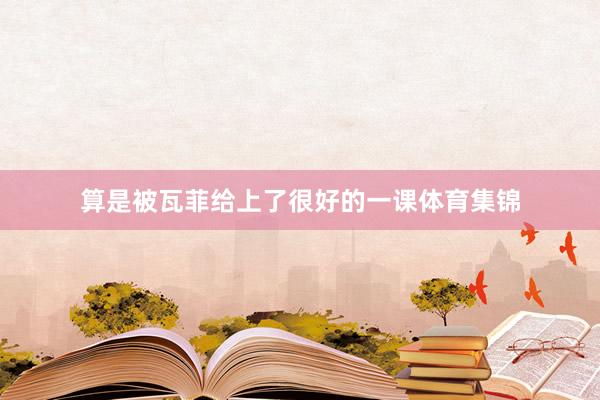 算是被瓦菲给上了很好的一课体育集锦