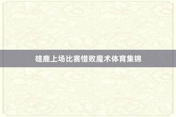 雄鹿上场比赛惜败魔术体育集锦