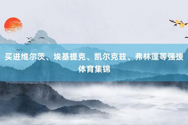 买进维尔茨、埃基提克、凯尔克兹、弗林蓬等强援体育集锦