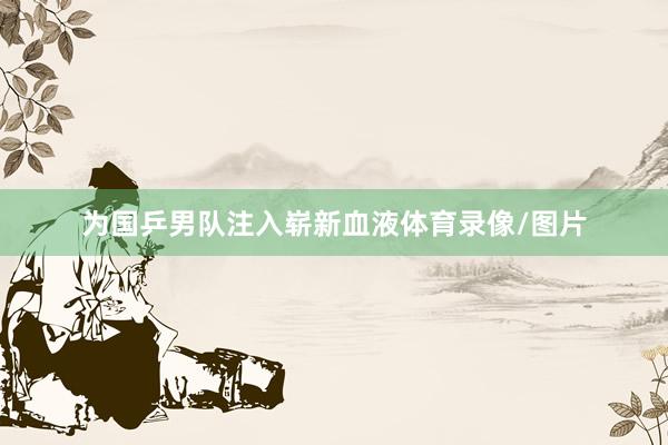 为国乒男队注入崭新血液体育录像/图片